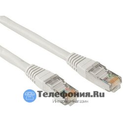 Патч-корд FTP, Cat.5e, 5 м, серый, экранированный Sinells RJ45-RJ45-5-5