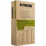 Шкаф 19 напольный 37U GYDERS GDR-376080BP 600х800х1863 мм, черный, перфорированные двери