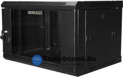 Шкаф настенный 19 дюймов 15U черный GYDERS GDR-156035B