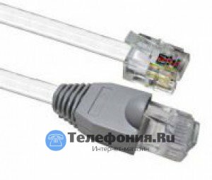 Патч-корд RJ12-RJ45, 1 м SINELLS RJ12-RJ45-3-1