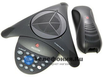 Polycom SoundStation2 (без дисплея) телефонный аппарат для конференц-связи 2200-15100-122