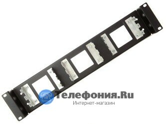 Конструктив 19" 2U для монтажа 9-и плинтов LSA PLUS SINELLS F19-92plus