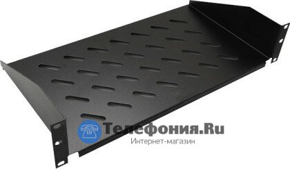 Полка переднего крепления для 19" шкафов и стоек 250 мм 2U GYDERS GDR-FSS-250B