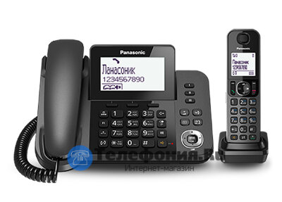 Panasonic DECT телефон KX-TGF310RUM
